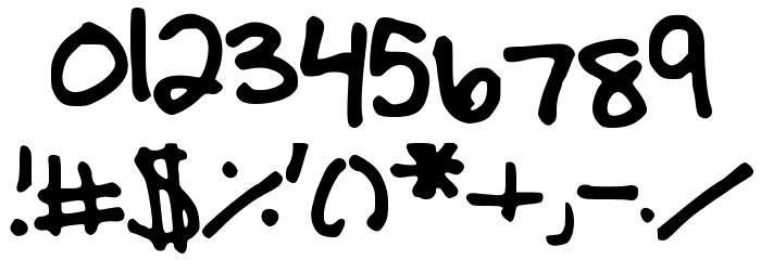 WashedPurple1 Font OTHER CHARS