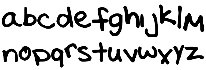 WashedPurple1 Font LOWERCASE