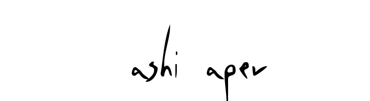 Washi Paper  नि: शुल्क फ़ॉन्ट्स डाउनलोड