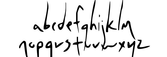 Washi Paper Font LOWERCASE