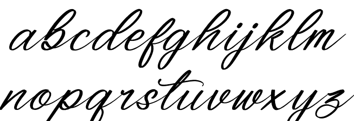 Washington Delmonte Italic Font LOWERCASE