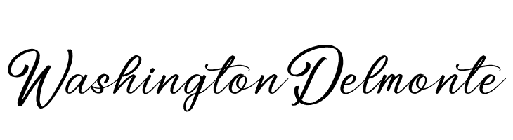 Washington Delmonte  免费字体下载