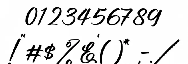 Washington Delmonte Font OTHER CHARS