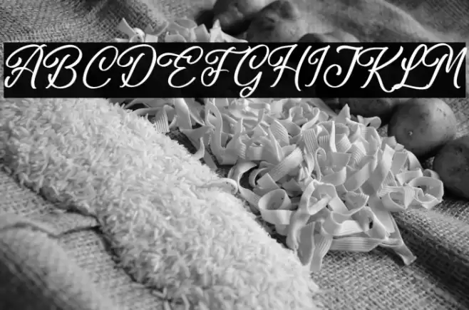 Washington Delmonte Font examples