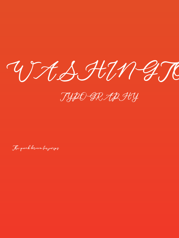 Washington History Poster