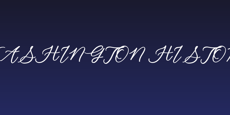 Washington History Social Header