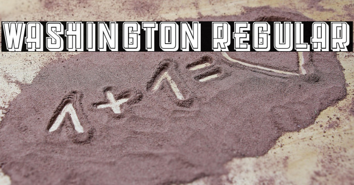 Washington Regular Example 3