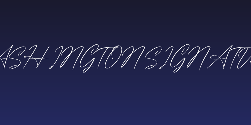 Washington Signature Social Header
