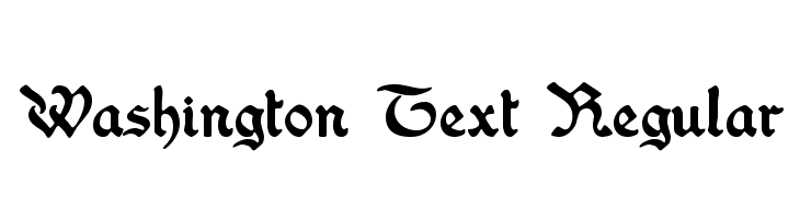 Washington Text Regular  Frei Schriftart Herunterladen