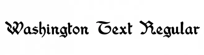 Washington Text Regular  नि: शुल्क फ़ॉन्ट्स डाउनलोड