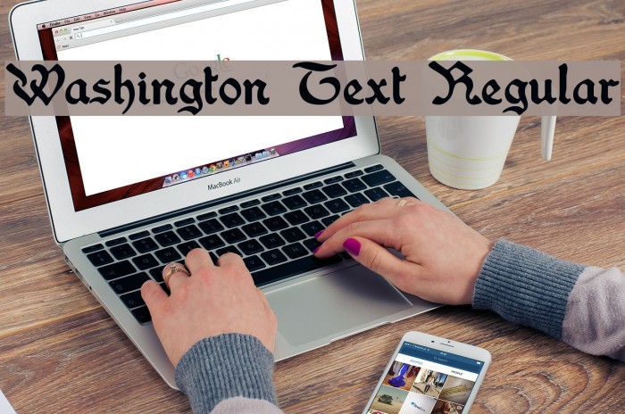 Washington Text Regular Font examples