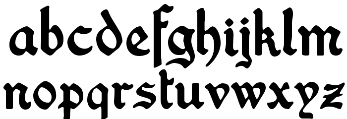 Washington Text Regular Font LOWERCASE