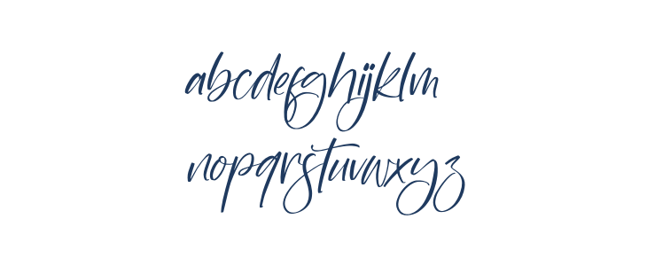 Washington Yesterday Italic Lowercase