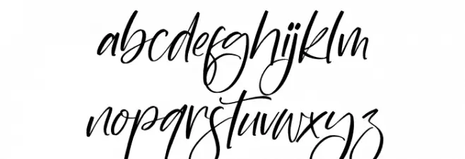 Washington Yesterday Italic Caratteri MINUSCOLO