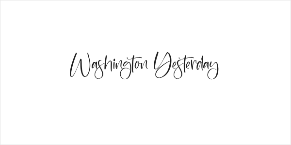 Washington Yesterday Logo