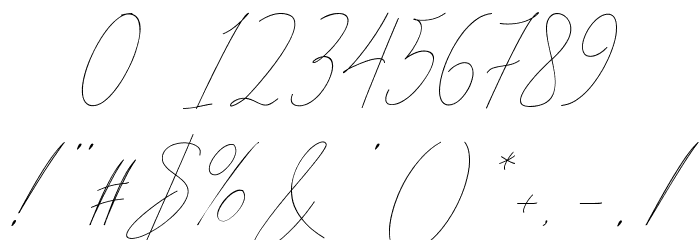 Washington free Font OTHER CHARS