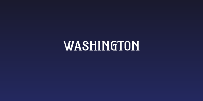Washington Social Header