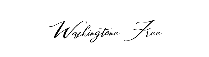 Washingtone Free  Free Fonts Download