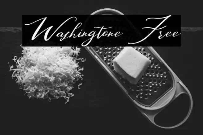Washingtone Free Font examples