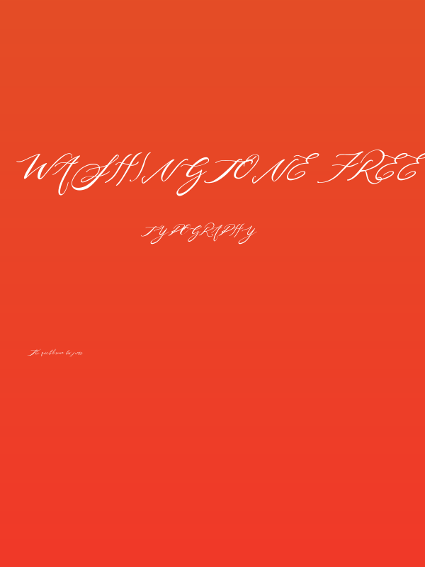 Washingtone Free Poster