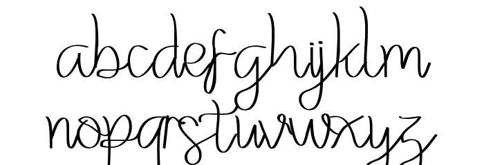 Washllo Demo Font LOWERCASE
