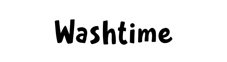 Washtime  Free Fonts Download