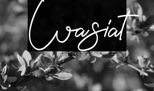 Wasiat Font examples