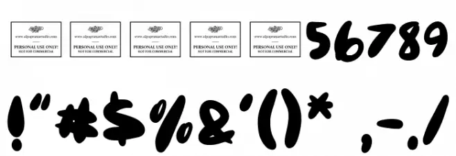 Wassail Font Alte caractere