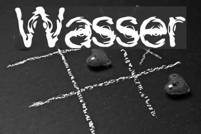 Wasser Font examples