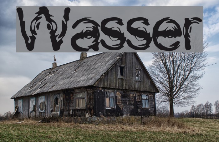 Wasser Font examples
