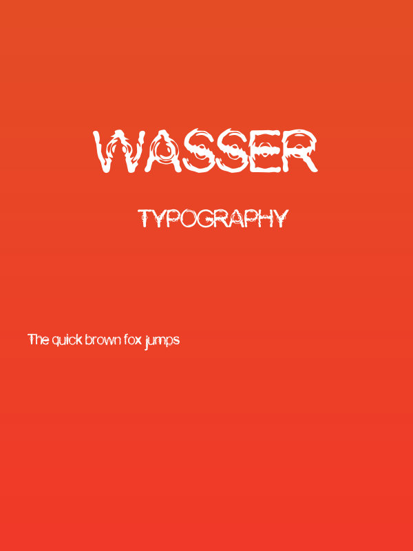 Wasser Poster