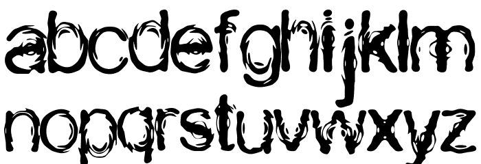 Wasser Font LOWERCASE