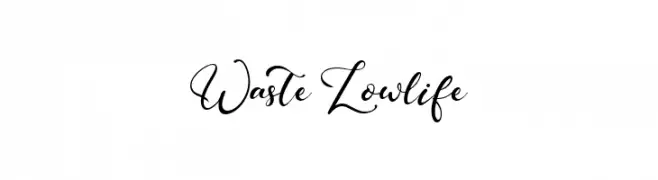 Waste Lowlife  Fuentes Gratis Descargar