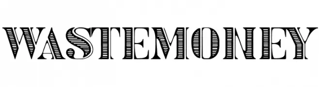 Waste Money  Free Fonts Download