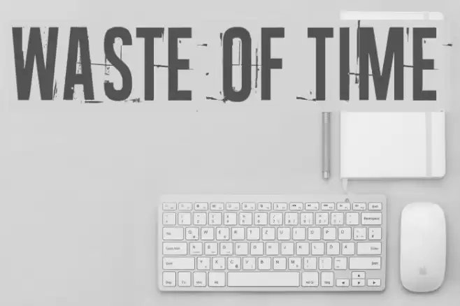 Waste of time Font examples
