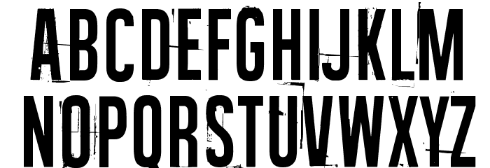 Waste of time Font LOWERCASE