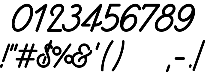 Wasted-Regular Font OTHER CHARS