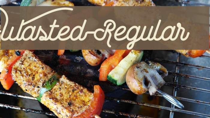 Wasted-Regular Font examples