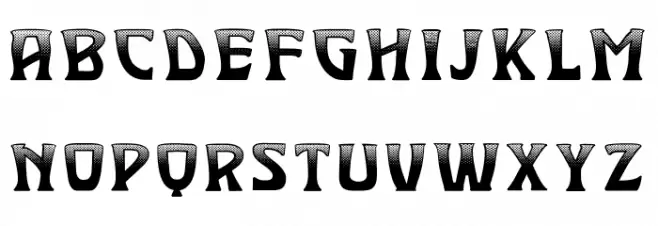 Waster Extract Schriftart Groß
