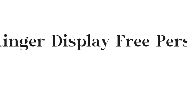 Wastinger Display Free Personal Logo