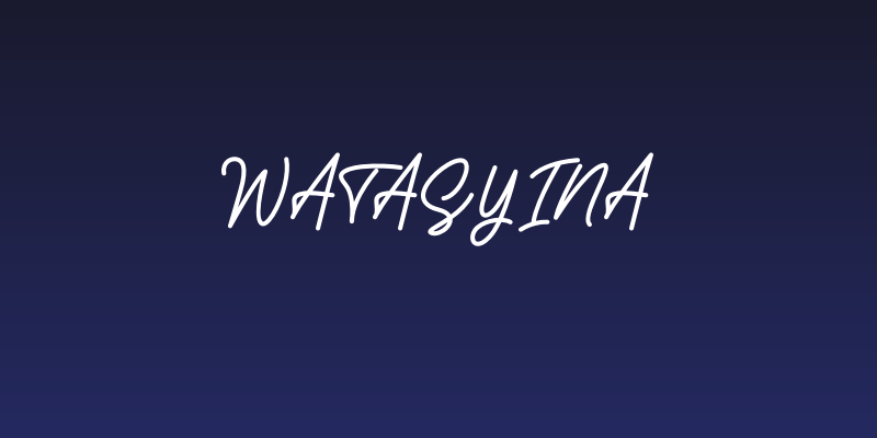 Watasyina Social Header