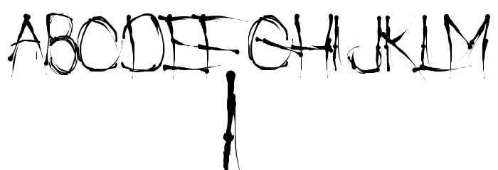 Watch People Die Font OTHER CHARS