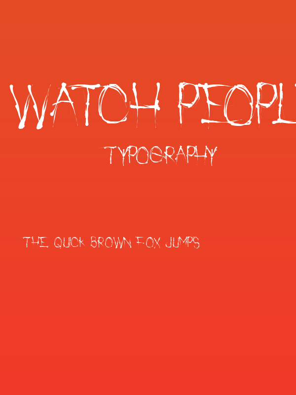 Watch People Die Poster