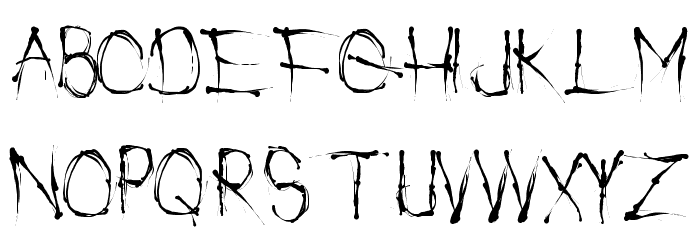 Watch People Die Font LOWERCASE