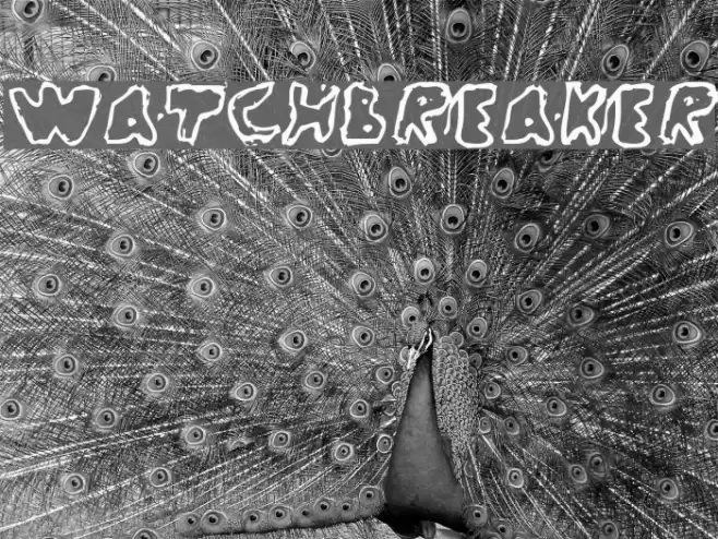 WatchBreaker Font examples
