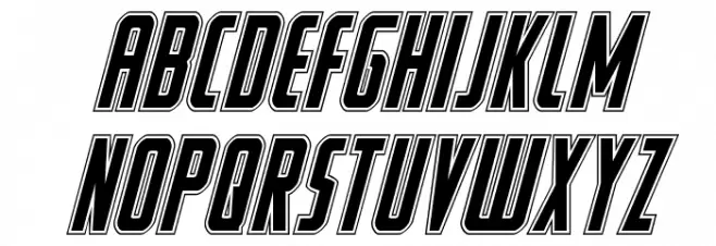 Watchtower Academy Italic Schriftart Groß
