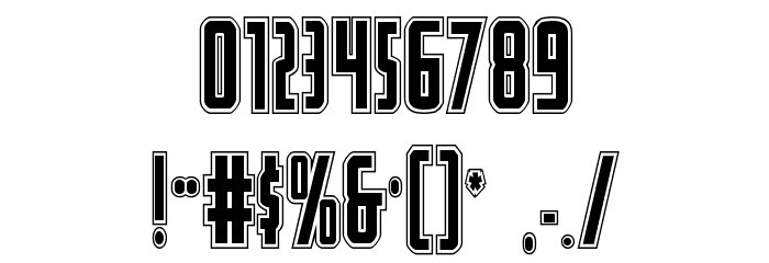 Watchtower Academy Regular Font OTHER CHARS