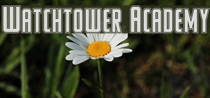 Watchtower Academy Font examples