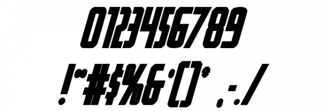 Watchtower Bold Italic Font OTHER CHARS