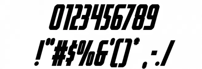 Watchtower Bold Italic Font OTHER CHARS